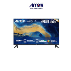 شاشة تلفزيون اركو 55 بوصة سمارت - LED - أسود