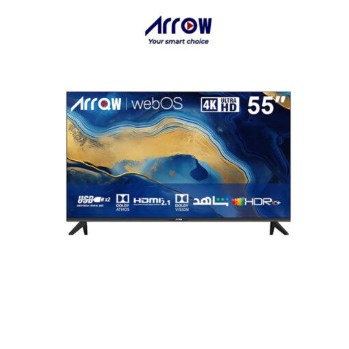 شاشة تلفزيون اركو 55 بوصة سمارت - LED - أسود