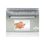 فرن بيسك غاز 5 عيون 60*90 سم ستيل - إيطالي