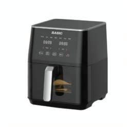 قلاية هوائية بيسك 5.5 لتر 1600 وات - أسود