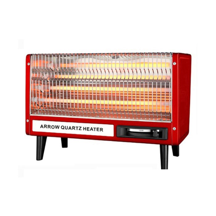 دفاية كهرباء ارو كوارتز 2400 وات مستطيلة - أحمر