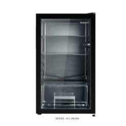 ثلاجة عرض باب واحد كولين 3.3 قدم أسود زجاجي